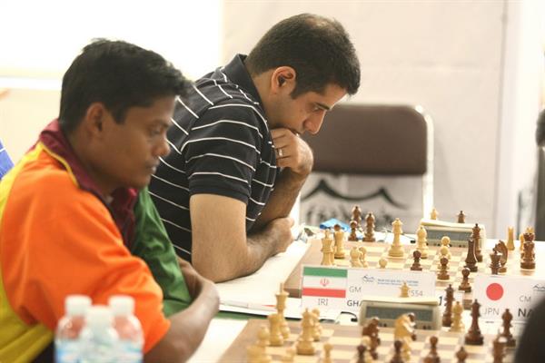 چهارمین دوره بازیهای آسیایی داخل سالن و هنر های رزمی؛پایان رقابت‌های شطرنج با ۳ پیروزی و یک تساوی برای نمایندگان ایران