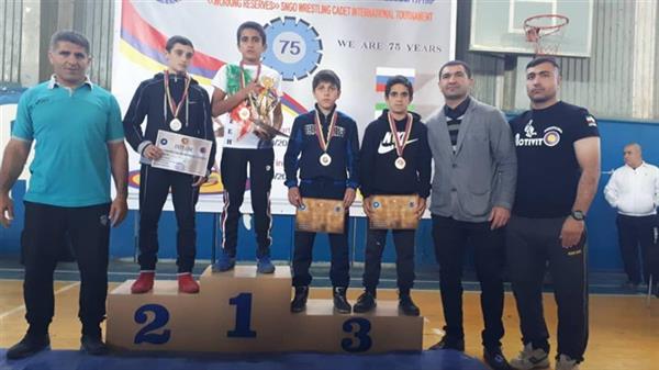 رقابت های بین المللی کشتی فرنگی نونهالان و نوجوانان – ارمنستان؛کسب 7 مدال توسط کشتی گیران ایران