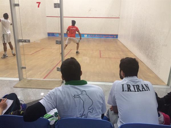 مسابقات قهرمانی آسیا ؛ اسکواش بازان ایرانی با دو پیروزی مسابقات را آغاز کردند