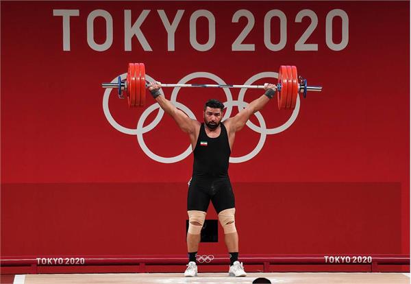 المپیک توکیو 2020؛علی هاشمی در یک ضرب المپیک پنجم شد/ وزنه برداری ارمنستان رکورد المپیک را شکست