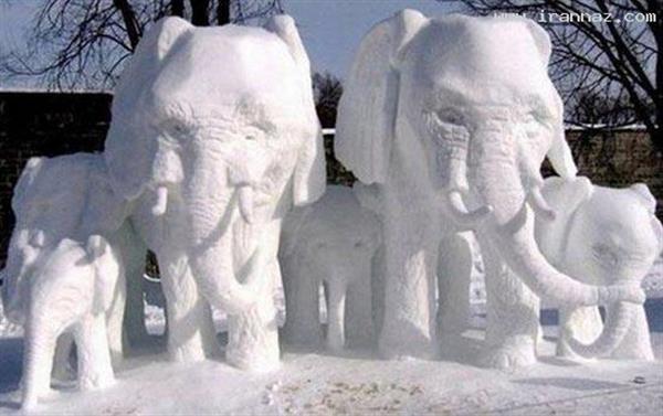برگزاری جشنواره مجسمه های یخی در حاشیه بازیهای آسیایی زمستانی ساپارو