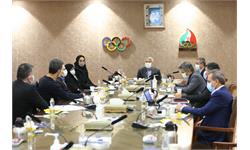 تقدیر از سپیده توکلی در جلسه هیئت اجرایی کمیته ملی المپیک 7