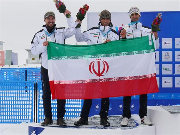 هفتمین دوره بازی های آسیایی زمستانی- قزاقستان؛ مدال نقره اسکی صحرانوردی تعداد مدال های ایران را به عدد 3 رساند
