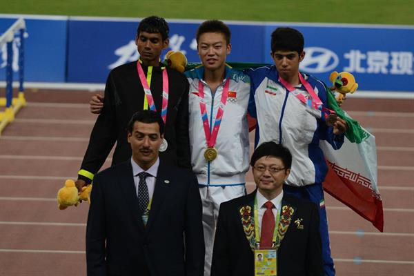 دومین دوره بازیهای آسیایی نوجوانان – نانجینگ(123) ؛ دونده ایران برسکوی نایب قهرمانی آسیا ایستاد