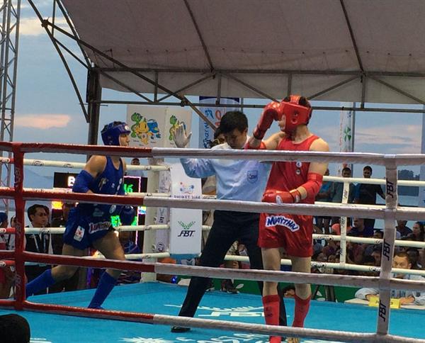 چهارمین دوره بازیهای ساحلی_تایلند؛ستاری موی تای کار وزن 81 با شکست حریف خود برنزش را مسجل کرد