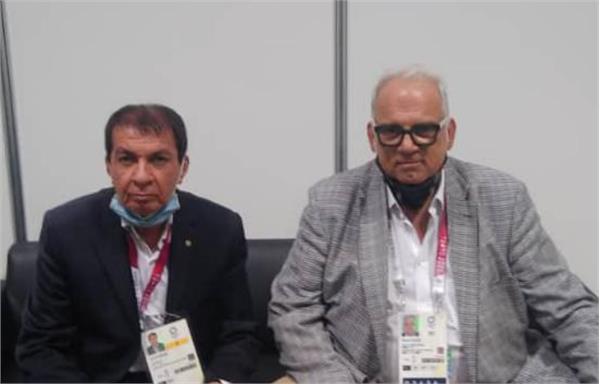 المپیک توکیو 2020 ؛دیدار و گفتگوی علی افتخاری با نناد لالوویچ رئیس فدراسیون جهانی کشتی