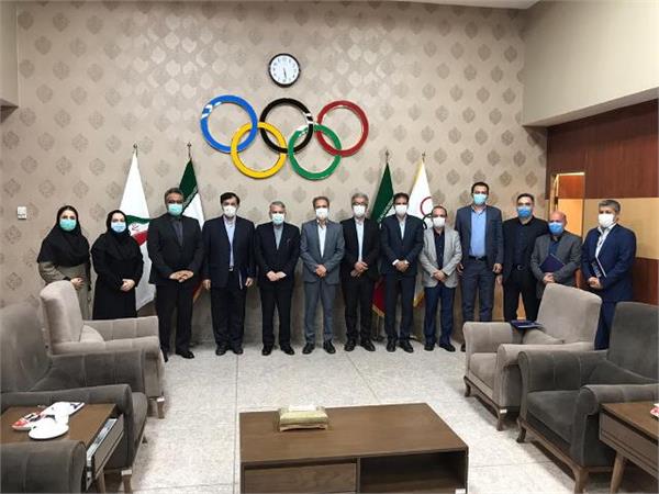 برگزاری نشست کمیسیون مدیریت و برنامه ریزی با حضور رئیس کمیته ملی المپیک