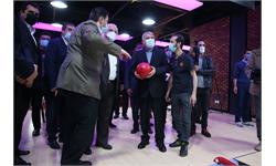 بازدید از تیم ملی هاکی روی یخ و افتتاح سالن بولینگ بازار بزرگ ایران 13