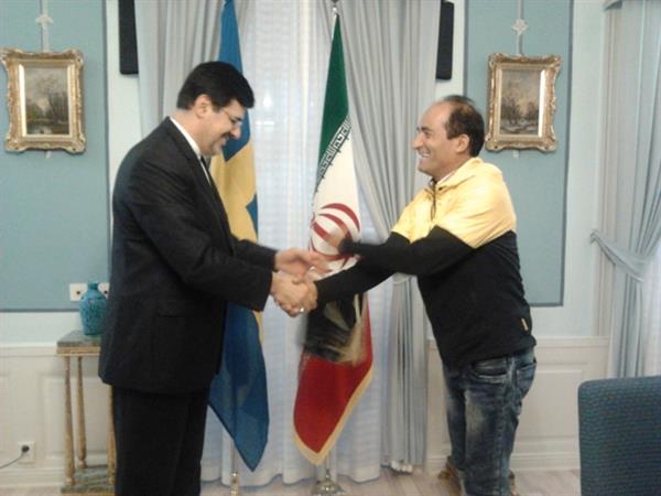 رقابت حسین فاضلی دونده پیشکسوت ایران در آلمان و اسپانیا