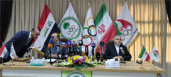 سفر دکتر صالحی امیری به عراق برای عقد تفاهمنامه همکاری ورزشی؛رئیس کمیته ملی المپیک عراق:می توانیم با استفاده از ظرفیت های دو کشور باعث رشد بیشتر  ورزش یکدیگر شد/صالحی امیری:این همکاری اثرات خود را  رق