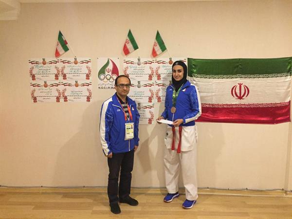 چهارمین دوره بازیهای همبستگی کشورهای اسلامی؛پاداش روز دوم مدال آوران از سوی سرپرست کاروان اهدا شد