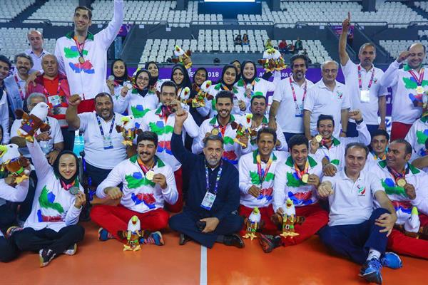 Iran ends 3rd in Asian Para 2018