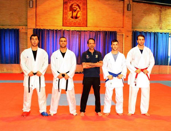 اعضای تیم ملی کاراته در آکادمی ملی المپیک به تمرین پرداختند