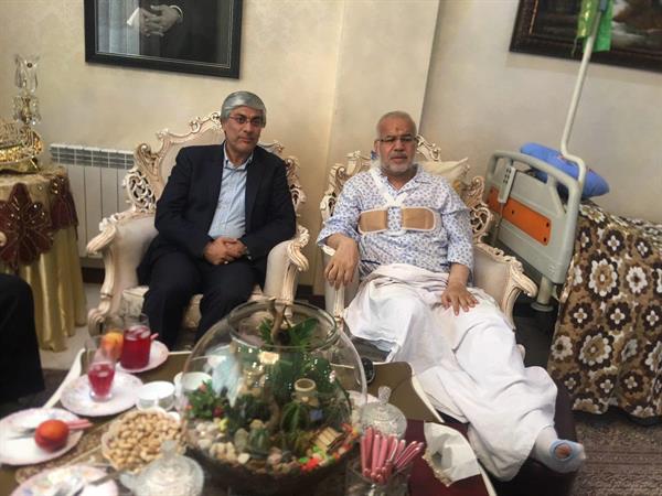 عیادت رئیس کمیته ملی المپیک از حبیب کاشانی