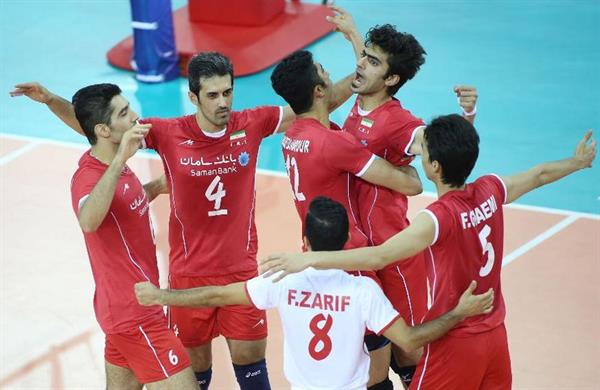 رقابتهای والیبال قهرمانی جهان - لهستان؛ایران 3 بر 2 از سد آمریکا گذشت