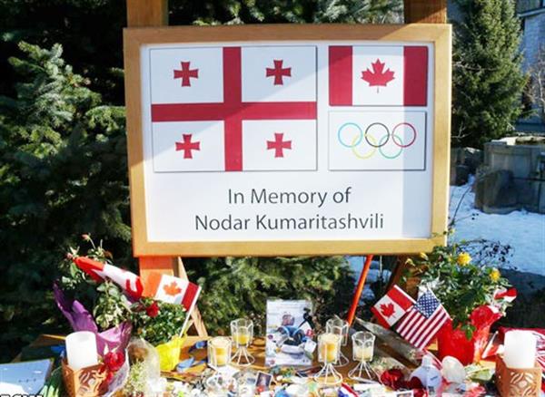 به گزارش خبرنگار اعزامی به ونکوور؛مراسم یادبود لوژسوار گرجی در ویستلر برگزار شد