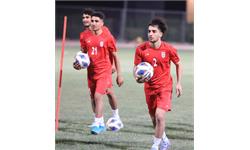 تمرین تیم ملی امید فوتبال در کربلا 2