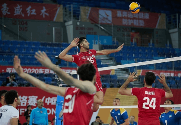 والیبال انتخابی المپیک ؛پیروزی ایران بر قزاقستان