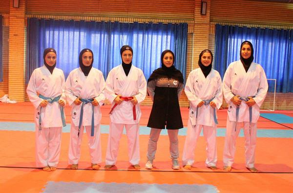 تمرینات آماده‌سازی تیم ملی کاراته دختران در آکادمی ملی المپیک