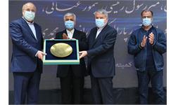 مراسم رونمایی از تندیس قهرمانان ورزش کشور با حضور رییس مجلس شورای اسلامی 63