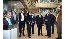 مراسم رونمایی از تندیس قهرمانان ورزش کشور با حضور رییس مجلس شورای اسلامی 1