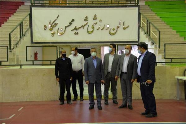 دبیرکل کمیته ملی المپیک ازامکانات ورزشی دانشگاه آزاد اسلامی  بوشهر دیدن کرد