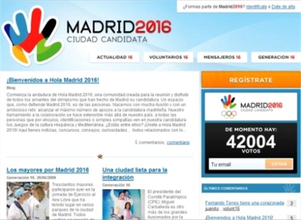 مادریدیها تبلیغات شدیدی را برای میزبانی المپیک 2016آغاز کردند