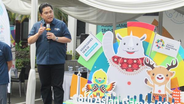 توهیر: بازیهای آسیایی نیروی محرکه ای برای اندونزی خواهد بود