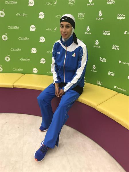 چهارمین دوره بازیهای کشورهای اسلامی؛بانوی پرتابگر ایران: به فکر المپیک هستم