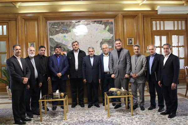 دیدار هیات اجرایی کمیته ملی المپیک با شهردار تهران