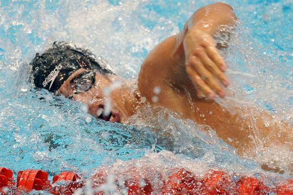 چهارمین دوره بازیهای آسیایی داخل سالن و هنرهای رزمی؛تیم ملی شنا در ماده ۴ در ۵۰ متر ششم شد