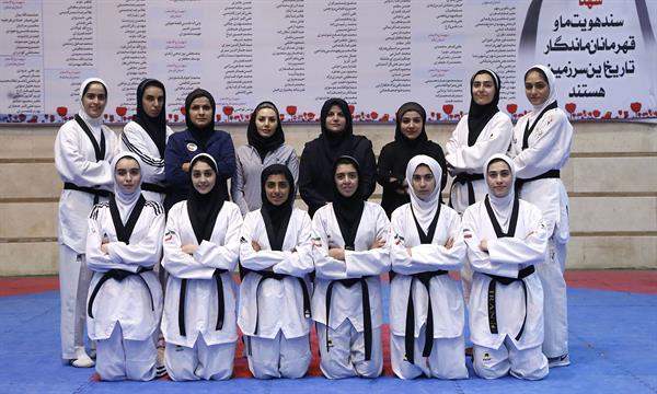 Iranian Taekwondo National Squad in Tokyo2020 Test Event