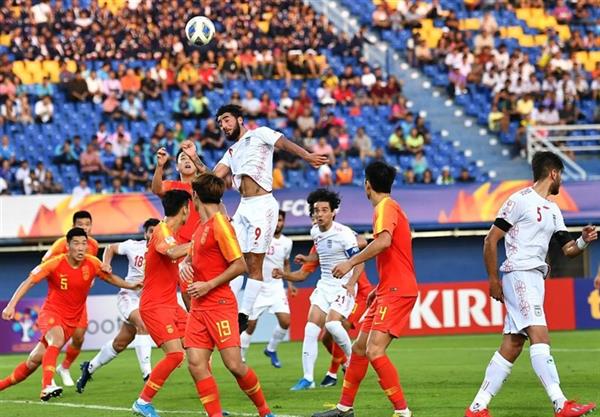 فوتبال انتخابی المپیک ،پیروزی تیم امیدایران برابر  چین