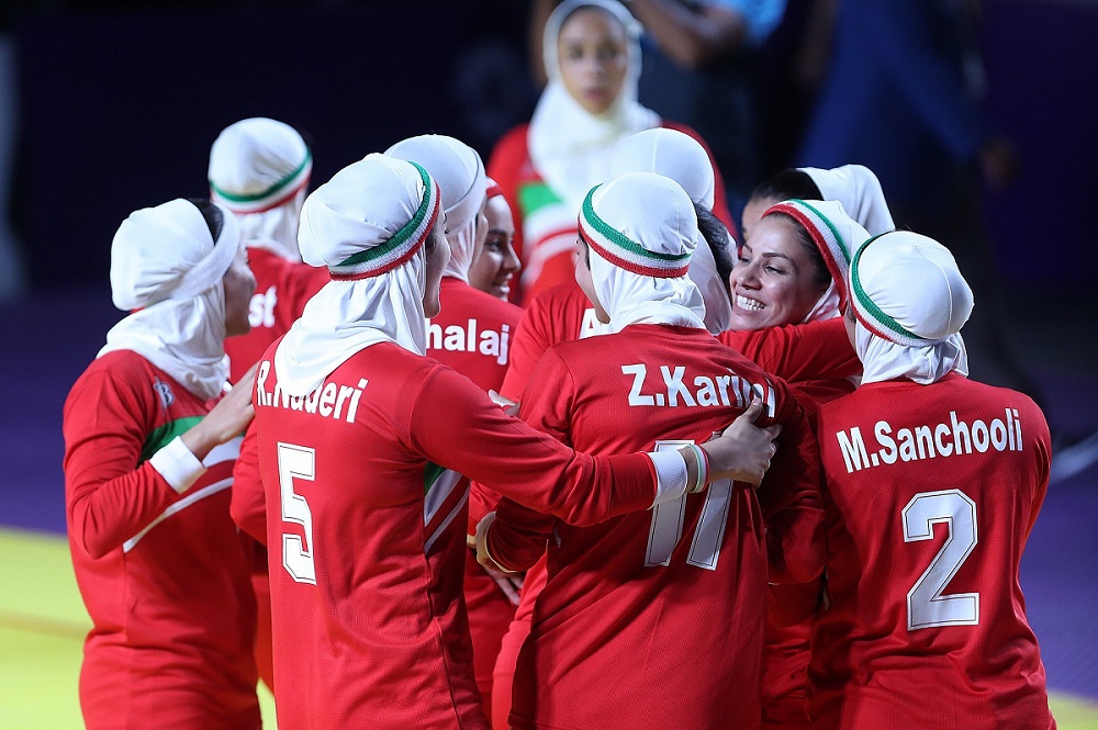 Iranian women win gold medal in 2018 Asian Games kabaddi competitions