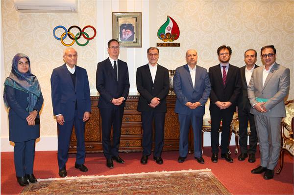دیدار ریاست کمیته ملی المپیک با سفیر فرانسه در ایران 7