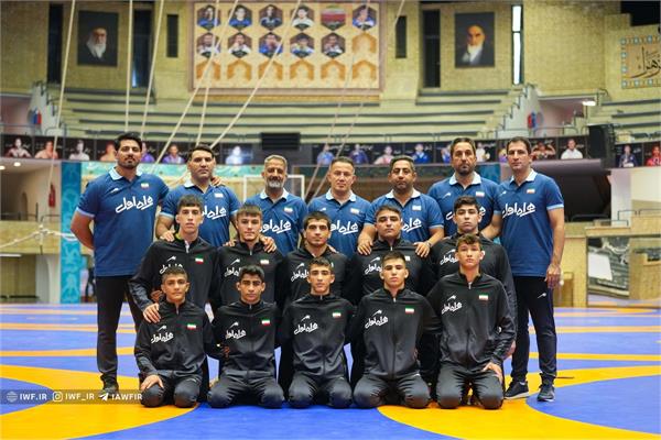 تیم ایران نایب قهرمان رقابت های کشتی فرنگی نوجوانان قهرمانی آسیا در اردن شد
