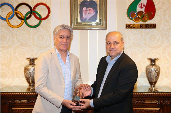 دیدار دبیرکل کمیته ملی المپیک با مسئولین کمیته ملی المپیک عراق 9