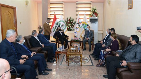 دیدارهای ریاست کمیته ملی المپیک در کشور عراق 9