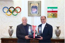 دیدار ریاست کمیته ملی المپیک با نایب رییس فدراسیون جهانی کشتی 7