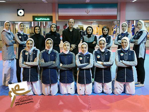 بازدید رئیس مرکز نظارت بر تیمهای ملی از تمرینات تیم‌ملی تکواندو