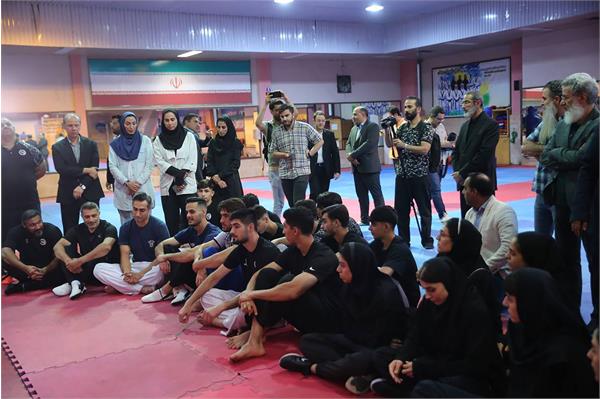 بازدید مسولان ورزش کشور از اردو تیم ملی تکواندو 12