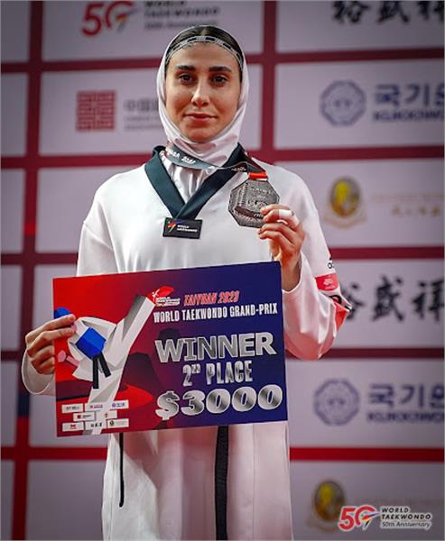 Iranian Female Taekwondo Athlete Secures Olympic Spot