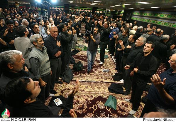 مراسم عزاداری سالار شهیدان حضرت اباعبدالله الحسین(ع) در کمیته ملی المپیک برگزار شد