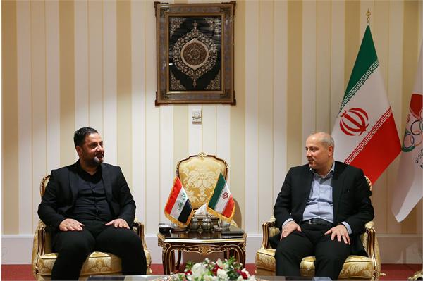 دیدار دبیرکل کمیته ملی المپیک با مسئولین کمیته ملی المپیک عراق 1