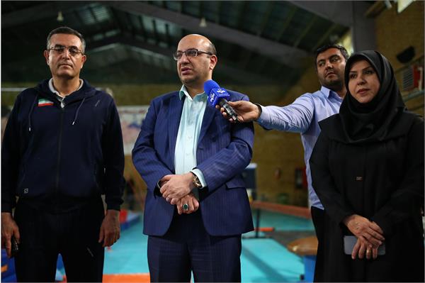 بازدید دبیرکل کمیته ملی المپیک از اردو ژیمناستیک 9