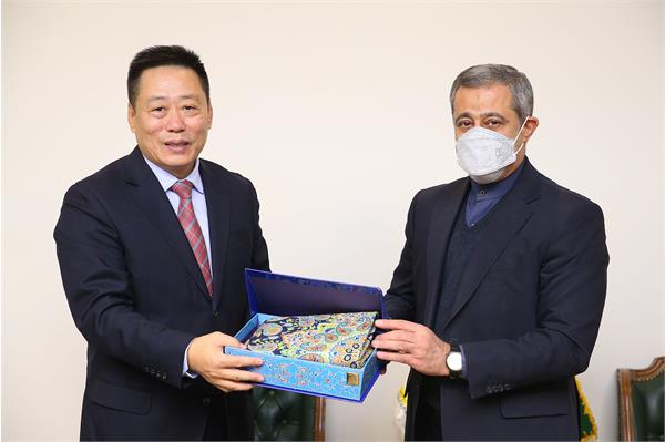 دیدار دبیرکل کمیته ملی المپیک با مسوولان سفارت چین در ایران 8