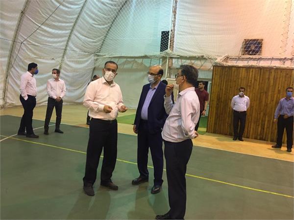 بازدید علی‌نژاد از کمپ آزادی و خوابگاه در حال ساخت فدراسیون تیراندازی با کمان