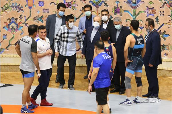 بازدید دکتر نوبخت از اردو تیم ملی کشتی فرنگی و نشست صمیمانه با روسای فدراسیون های ورزشی 13