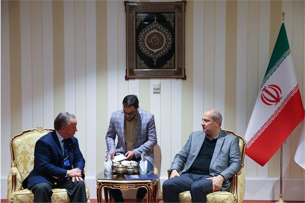 دیدار دبیرکل کمیته ملی المپیک با رییس فدراسیون جهانی پرورش اندام 1