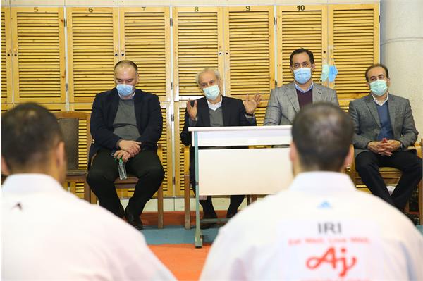 بازدید سرپرست کاروان المپیک توکیو از اردو کاراته 8